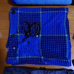 受け渡し予定決定　キャンプ仕様　9点セット　電気毛布やコンパクトクッションの画像