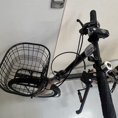 JEEP 折りたたみ自転車20インチ ほぼ未使用 BAA シマノ6段変速 ライトロック付 JEEP JE-206G 2022年の画像