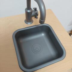 IKEA　木製　おままごとキッチンの画像