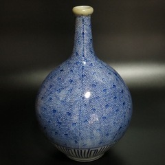 古伊万里 微塵唐草　大徳利 の画像