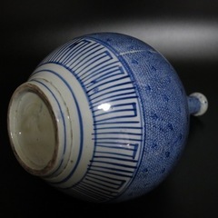 古伊万里 微塵唐草　大徳利 の画像
