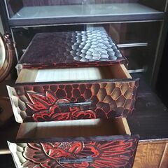 昭和レトロ　鏡台　ドレッサー　小型鏡　小物入れ　まとめてお譲りします。積み込み比較的容易です。の画像