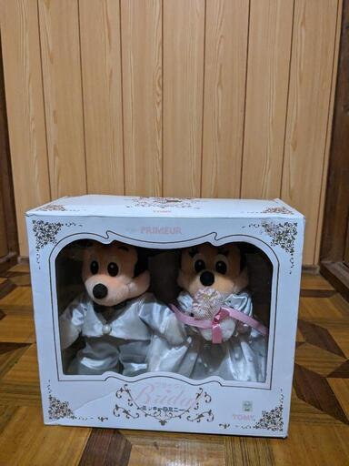 ミッキー＆ミニーのぬいぐるみ