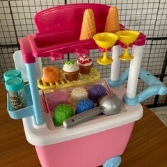 週末限定　値下げ　アイス屋さんごっこ　セット　おままごとの画像