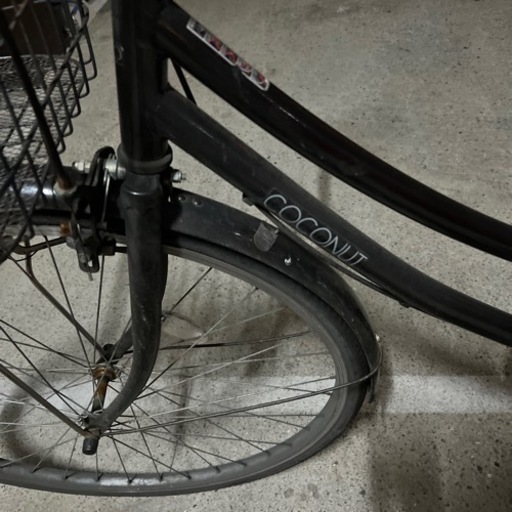 ママチャリ 自転車 黒 取引中