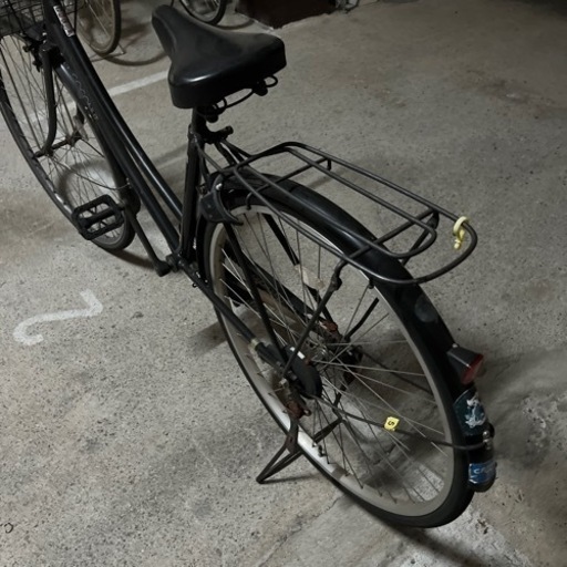 ママチャリ 自転車 黒 取引中