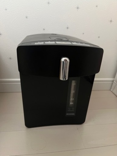 アイリスオーヤマ 保温電気ポット ブラック 黒