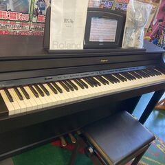 【愛品倶楽部柏店】Roland ローランド 電子ピアノ デジスコア（液晶）搭載 HPi-50e 2014年製 昇降椅子付の画像