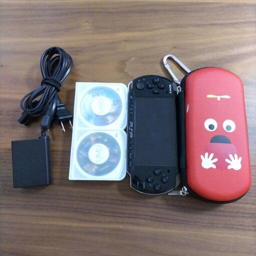 PSP 本体とケース、ソフト×4