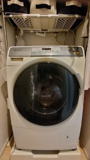 ☆ドラム式洗濯乾燥機 パナソニック NA-VD100L 11年製 プチドラム 洗6kg/乾3kg 扉左開き スリム\u0026コンパクト 家電 洗乾 洗濯機 節水 省エネ【中古】