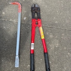 【決まりました】ボルトクリッパーとバール