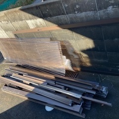 風除室アルミサッシ(解体済み)//の画像