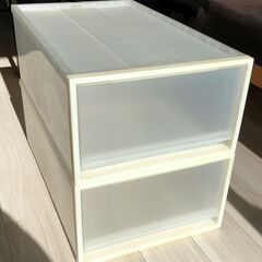 【状態良好】無印良品 衣装ケース（大） No.①②