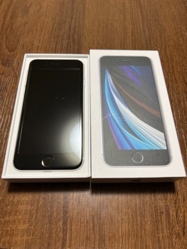 Apple アップル iPhone SE 第2世代 128GB SIMフリー　白　ガラスフィルム新品