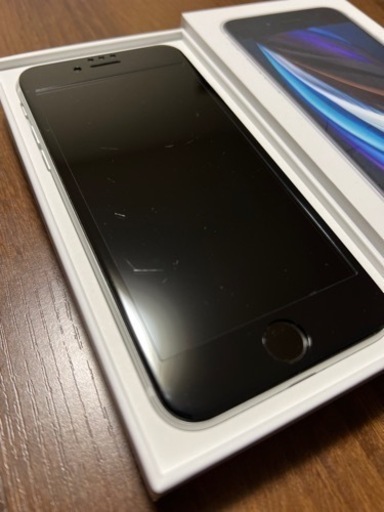 Apple アップル iPhone SE 第2世代 128GB SIMフリー　白　ガラスフィルム新品