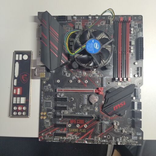 intel core i5-9400F および MPG Z390 GAMING PLUS (CPU\u0026マザーボード)