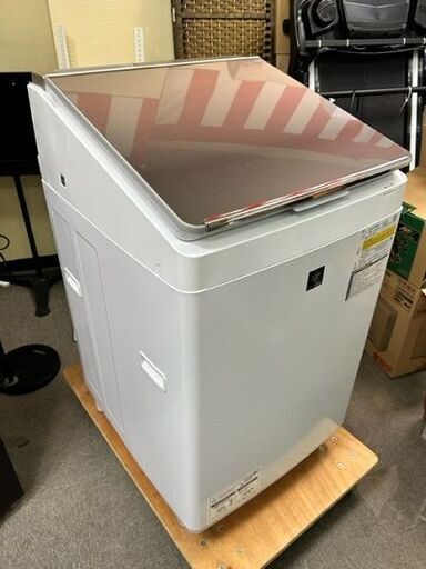 2020年製■SHARP シャープ　電気洗濯乾燥機　ES-PW8E-N■洗濯8kg　乾燥4.5kg■