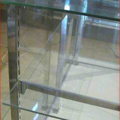 【購入者・確定】ガラスケース　１５０センチ幅　②　【雑貨店閉店による、備品処分】の画像