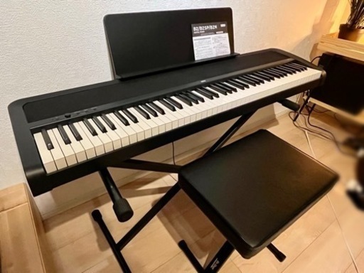 KORG 電子ピアノ B2 BLACK◇88鍵 - 付属品付き