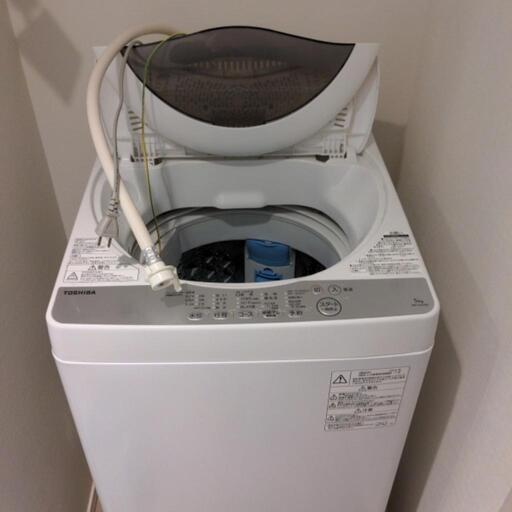 2019年製 東芝 洗濯機 5kg