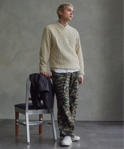 NIKEニットセーター ベージュ  サイズ:L
