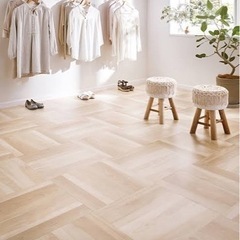 フロアタイル　42枚　四畳ほど貼れますの画像