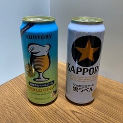 500ml  ビールとチューハイ　６本の画像
