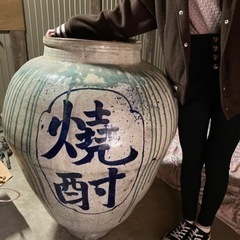 酒樽　焼酎　特大　陶器　壺　骨董品　珍品の画像