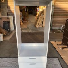  ハンガー ラック 引出し 付き ロッカー 幅59cm
