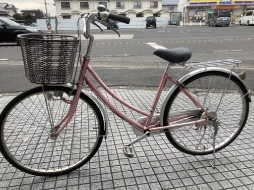 【26インチ自転車】ブリヂストン製　内装3段変速付　大きめカゴ　若林自転車　膳所店　SALE中❗️