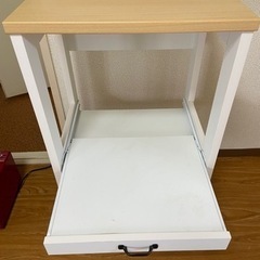 【本日限定】レンジラック　食器棚　お譲りしますの画像