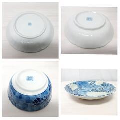 ☆T2426☆ 美濃焼 西洞窯 紫陽花 和皿セット 未使用品の画像