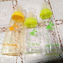 チュチュベビー哺乳瓶3点セット