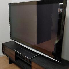 テレビ　50インチプラズマとテレビ台