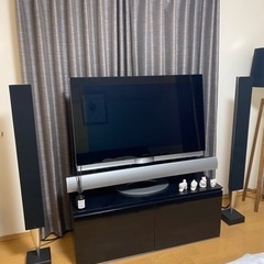 バン＆オルフセン　TV＆スピーカー&テレビ台セット