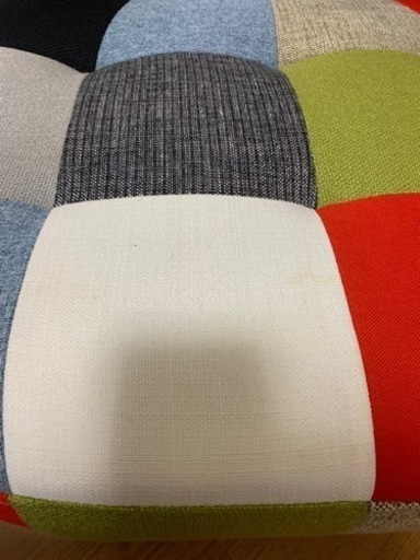 受け渡し者様が決まりました。最終お値下げしました！パッチワーク1人用ソファとオッドマンのセット