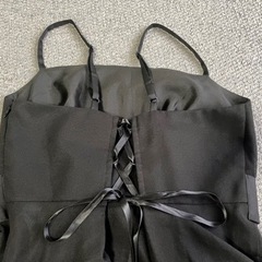 黒パーティードレス　ワンピースの画像