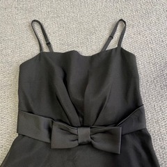 黒パーティードレス　ワンピースの画像