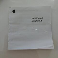 海外用アダプタ Apple　ワールドトラベルアダプターキットの画像