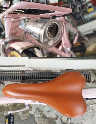 シティサイクル 27インチ 自転車 ピンク 6段切替 オートライト カゴ付き 鍵あり マークローザ MARKROSA ブリジストン 札幌市 中央区