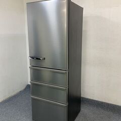 AQUA/アクア 4ドア冷凍冷蔵庫 375L 自動製氷 旬鮮チルド AQR-SV38K(S)チタニウムシルバー 2021年製   中古家電 店頭引取歓迎 R6911)