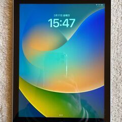 ipad 2017第5 wi-fi ３２GB silver バッテリー９７％　美品