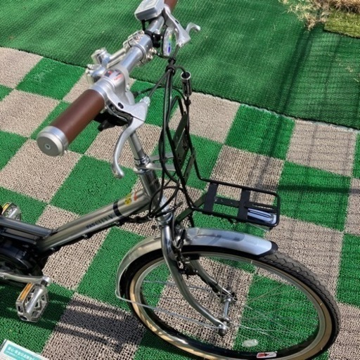 ほぼ新品！　ヤマハ　パスシティV　シルバー　22年7月購入　一度乗っただけの自転車