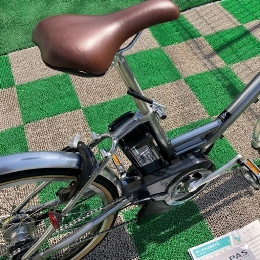 ほぼ新品！　ヤマハ　パスシティV　シルバー　22年7月購入　一度乗っただけの自転車