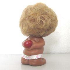 HOLIDAY FAIR INC. ソフビ 1968 南の島の女の子 昭和 JAPANヴィンテージ人形 レトロ 南国 褐色 金髪 札幌市北区屯田の画像