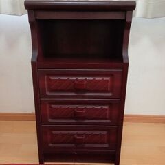 アンティーク調電話台の画像