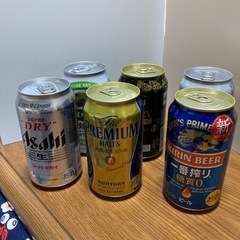 アサヒスーパードライ他ビールとキリンの発泡酒