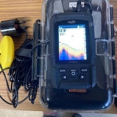 2分割ボート・2馬力船外機・魚探他付属品の画像