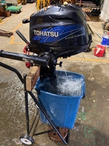 2分割ボート・2馬力船外機・魚探他付属品