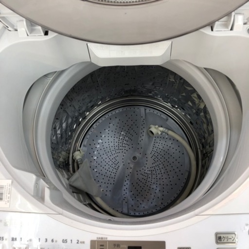 【値下げしました！】SHARP  簡易乾燥機能付洗濯機　2017年製